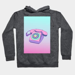 Aesthetic vintage telephone Hoodie